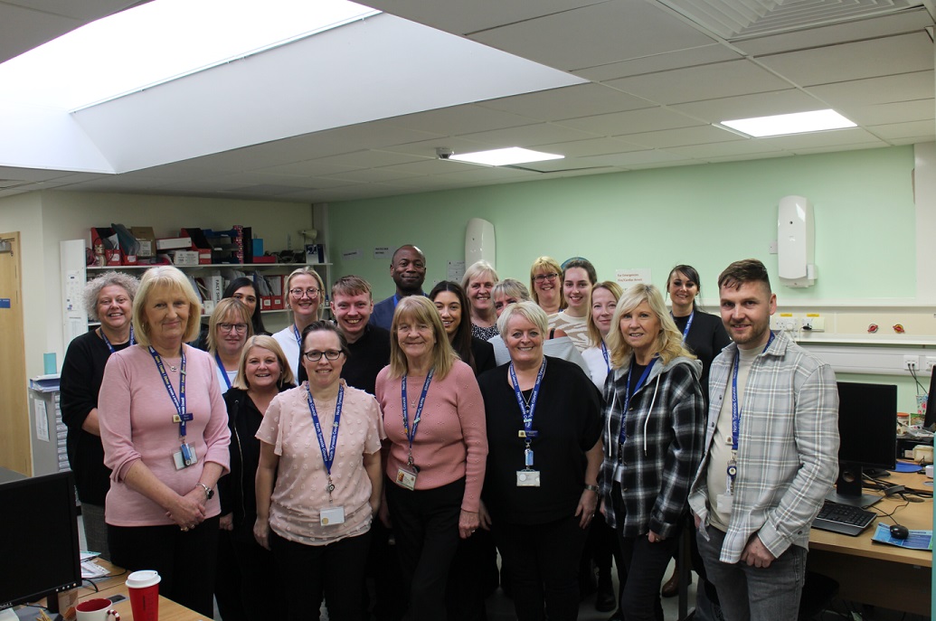 Care Point team pictures at North Tyneside General Hospital